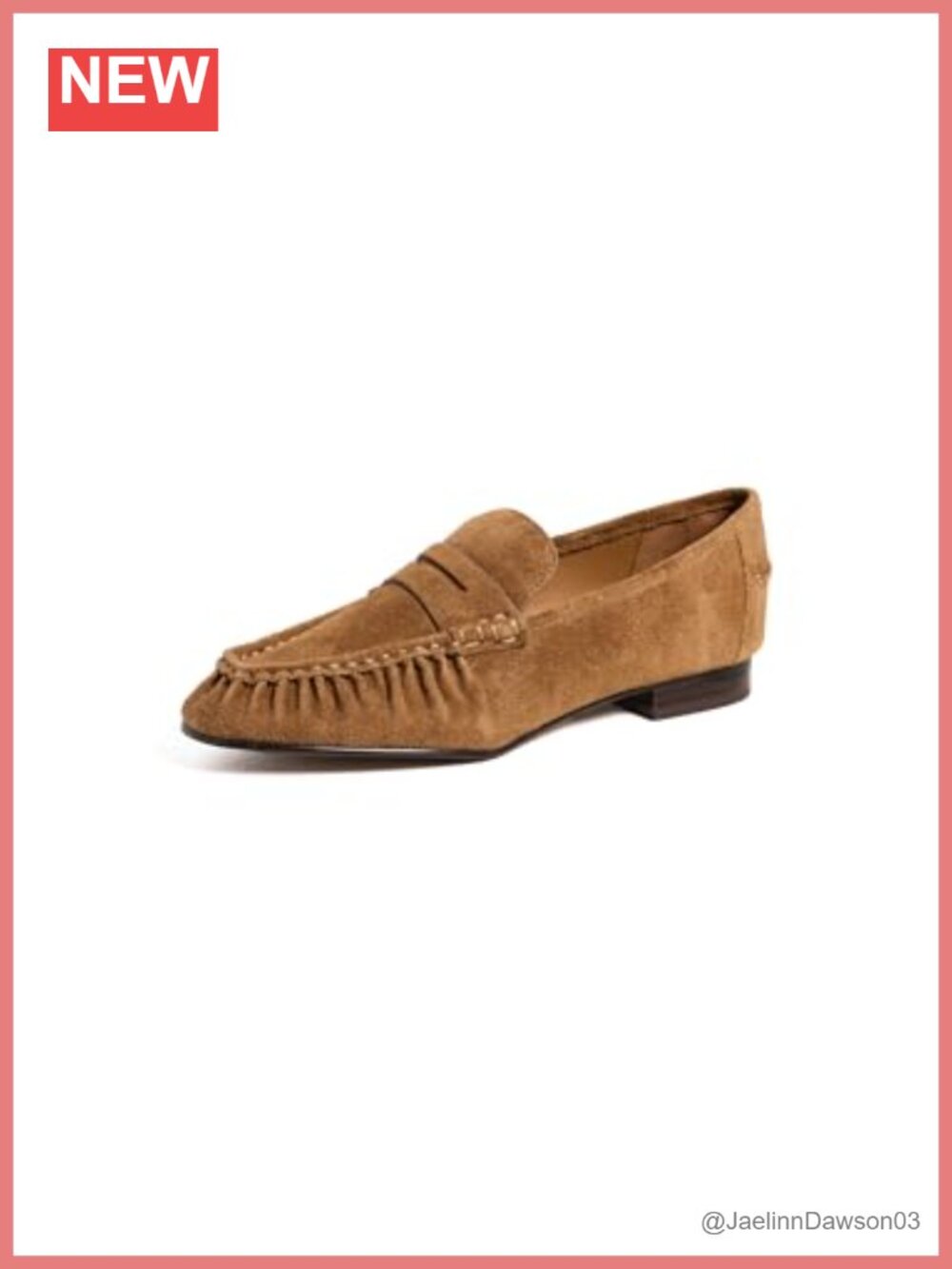 Women's Suede Ruched Moc Toe Loafers Slip-On Flat Casual Shoes